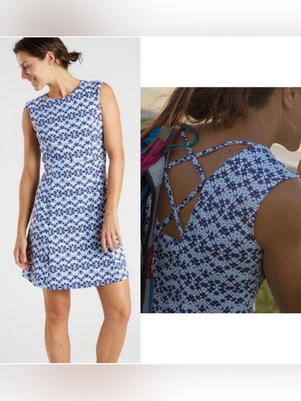 👉🏼LIKE NEW👈🏼 Title Nine Steadfast Diamalete sleeveless athletic Dress Sz: M - Picture 2 of 8